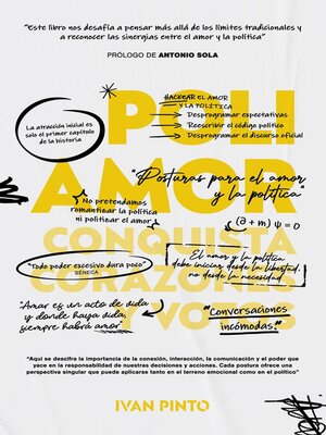 cover image of Poliamor. Conquista corazones y votos; posturas para el amor y la política.